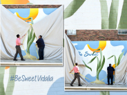 Unveiling of Downtown Mural