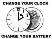 Change your clock, change your battery