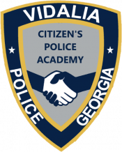 Vidalia Police Department Citizen's Police Academy logo.